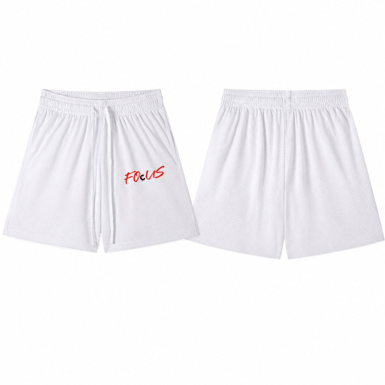 FOcUS Mesh Shorts - White image